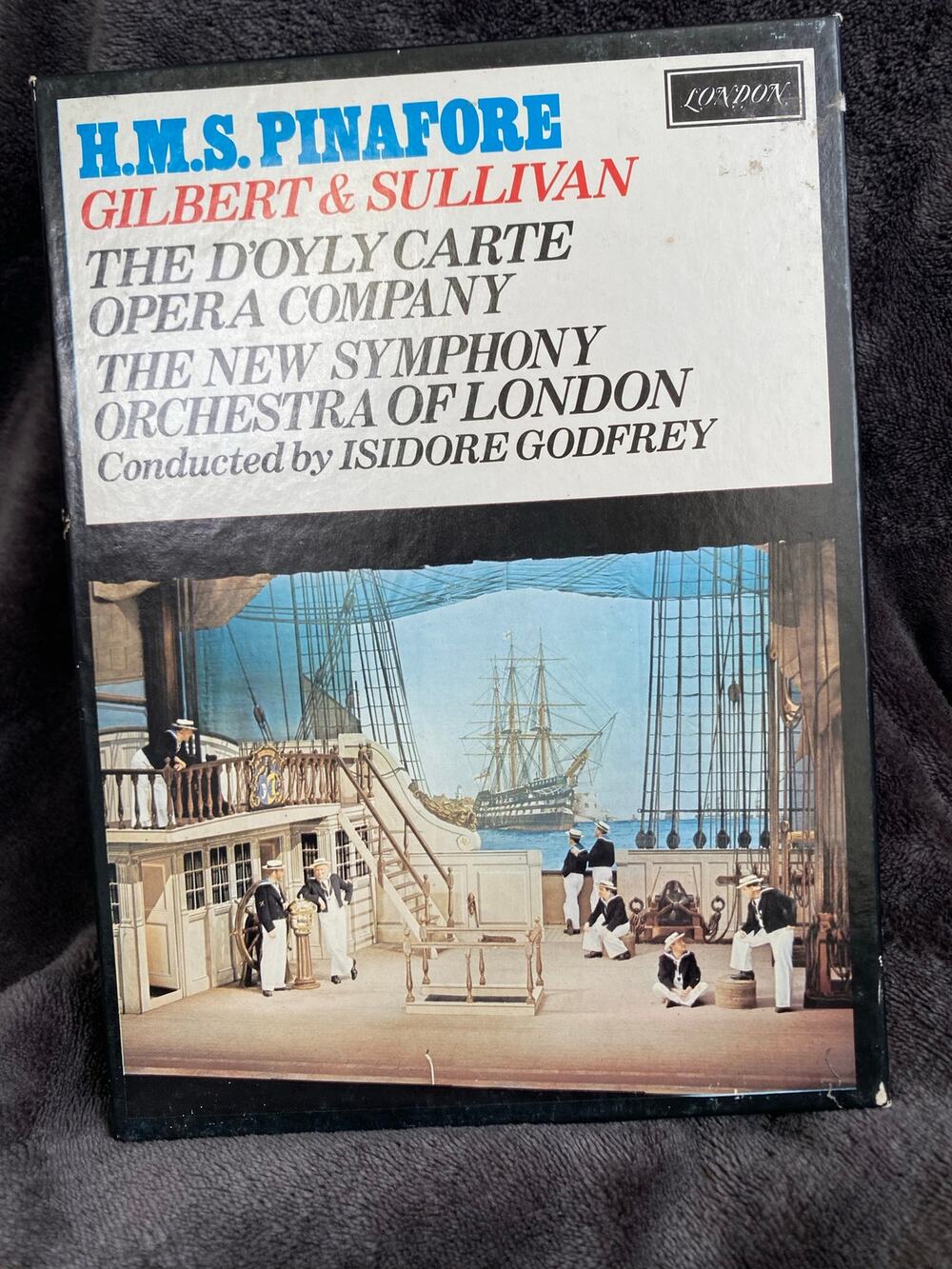Vintage Gilbert & Sullivan H.M.S. Pinafore | 2 cassette box set